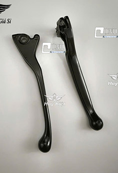 Cặp Tay Thắng Nhôm (Đen Bóng) VESPA (Giá 1 Cặp) MS6616