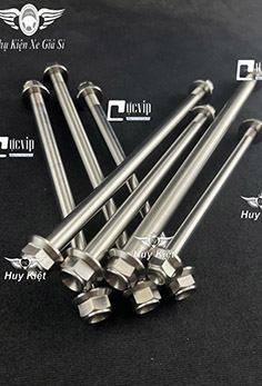 Cốt Bánh 1 Đầu Tán Nguyên Khối Inox 304 CNC Gắn Wave Nhỏ, Dr, AB, Vario, Vision, Fu Led, Ex, Raider, Satria MS6522