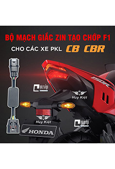 Mạch Nháy F1 Đèn Hậu LED Tạo Chớp Cho Xe Phân Khối Lớn Honda CB, CBR Sẵn Giắc Zin MS4787