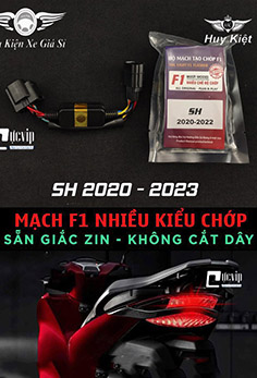 Mạch Chớp Tạo Nháy Đèn Hậu Stop F1 Cho Xe SH 2020 2021 2022 2023 Sẵn Giắc Zin, Phiên Bản PRO Đẳng Cấp MS5718