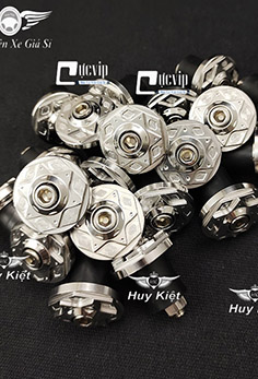 Cặp Gù Tay Lái Salaya Inox 304 Kiểu Lục Giác Gắn Mọi Loại Xe (1 Cặp) MS5061