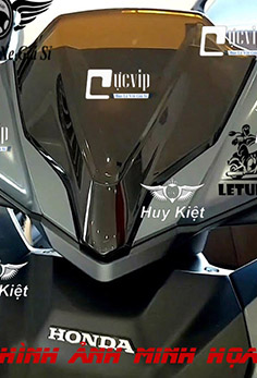 Mão AirBlade AB 2023 Đời Mới 125cc, AirBlade 2020 - 2023 (125cc) Đen Khói MS5579 