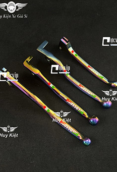 (Chữ 7 Màu) Tay Thắng Đùm, Thắng Đĩa Mod Chữ RCCOSSRTO Xi Titan 7 Màu Wave Nhỏ, Wave A 2017, Wave Thái, Blade, A, S, RS, RSX, ZX, Sirius Xăng Cơ, Si 50cc MS6577
