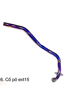 Cổ Pô Exciter 150 (2015 - 2019) Inox 304 Xi Titanium MS2204