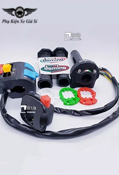 Cùm Tăng Tốc Domino + 2 Cùm Công Tắc FZ Trái Và Phải (Tặng Bao Tay Daytona) Gắn Cho Mọi Loại MS4094