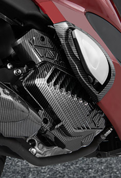 Ốp Quạt Gió SH Mode 2020 Carbon MS3322