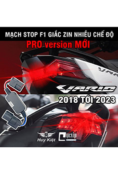 Mạch Chớp Tạo Nháy Đèn Hậu Sau Stop F1 Cho Xe Vario 2018 - 2021, Vario 2022 - 2023 160cc 125cc Phiên Bản Pro, Sẵn Giắc Zin MS5716
