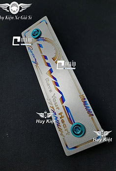 Bảng Tên Luvias Titan (Mẫu Titan Khò) Kèm 2 Ốc Titan Thật GR5 MS3693