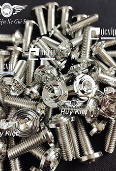 Ốc Đĩa Salaya Inox 304 Thái, Sao Xéo, Sao Nhọn 8Li25 Gắn Mọi Loại Xe (Giá 1 Con) MS5591