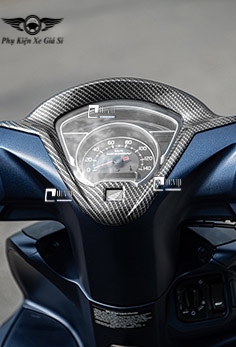Ốp Viền Đồng Hồ Xe Vision 2021 Carbon MS3811