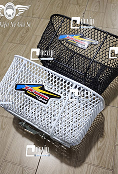 Rổ Kiểu Thái H2C Nhúng Nhựa Gắn Xe Cub, Super Dream, Dream Thái, Dream Lùn Hàng Cao Cấp MS5534