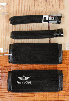 Combo Bọc Tay Cầm + Tay Thắng Cao Su Nhung Gai Gắn Cho Xe Máy MS5495