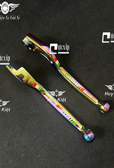 (Chữ 7 Màu) Cặp Tay Thắng Mod Chữ RCCOSSRTO Xi Titan 7 Màu AirBlade AB 2008 - 2019, Vision 2014 - 2020 MS6566