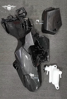 Bộ Dè Chắn Bùn 3 Món Vario 2015 - 2021, AirBlade 2016 - 2022 Carbon MS4096