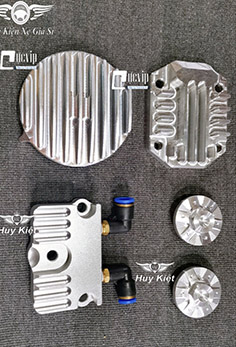 Bô Nắp Đầu Bò Wave, Dream Nhôm CNC Có Thông Hơi MS3506
