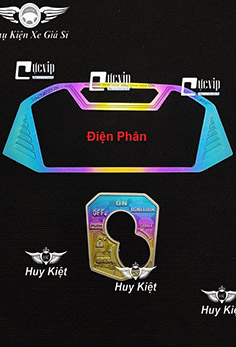 Combo Miếng Dán Viền Đồng Hồ Titan Và Miếng Dán Ổ Khóa Titan Cho Xe Sonic MS4362