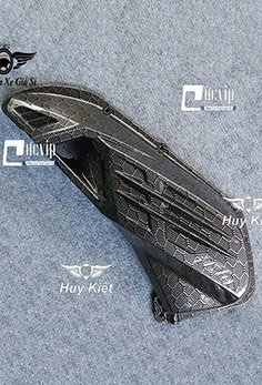 Ốp Pô E Carbon (Mẫu Mới Lục Giác) PCX 160, PCX 2021 - 2023, Vario 160, Vario 2022 - 2023, Hàng Cao Cấp, Chuẩn Đẹp MS5762