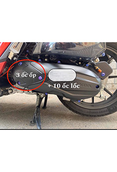 Combo 13 Ốc Lốc Máy Vario 2015 - 2020, AirBlade 2016 - 2019 Titan Thật GR5  MS3585