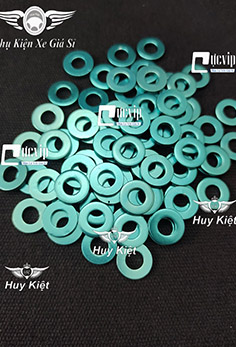 Lông Đền Nhôm 6Ly Màu Xanh Lục Bảo Gắn Lốc Máy Tất Cả Các Dòng Xe, Mẫu Mới 2023, Hàng Đẹp Chuẩn (Giá 1 Lông Đền) MS5594