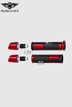 Cặp Bao Tay Xe Máy Nhôm CNC Plus Gù Xéo Gắn Mọi Loại Xe MS4026