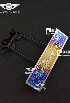 Bảng Tên Raider Titan 3D + Pat Gắn Bảng Tên + 2 Ốc Titan Thật GR5 + 2 Tán Tặng Kèm MS4815