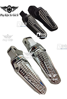 Cặp Gác Chân Sau Ducati Nhôm CNC Nguyên Khối Gắn Tất Cả Dòng Xe Honda, Yamaha U-MS5160