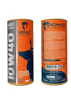 Nhớt Xe Máy Tổng Hợp Toàn Phần NOMAD 1.1 Lít API SN- JASO MA2 5W40 Cho Xe Côn Tay, Phân Khối Lớn NK DUBAI MS3742
