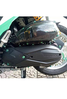 Bộ 10 Ốc Lốc Máy Vario 2015 - 2020, AirBlade 2016 - 2019 Titan Thật GR5 MS3576