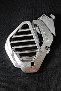 Ốp Quạt Gió SH Mode, AirBlade 2013 - 2015 Xi Inox Cao Cấp MS2131