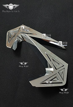 Ốp Yếm Nhỏ Xe AirBlade 2020 Xi Inox, Mạ Crom MS3457