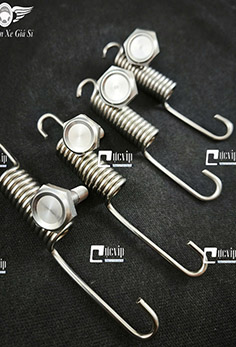 Ốc Xỏ + Lò Xo Chân Chống Nghiêng Inox 304 Gắn Winner, Exciter, Sonic, Sirius, Future, Dr, Wave, Wave A 2017, Jupiter MS6795