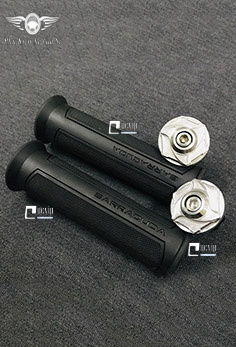 Combo Gù Xe Máy Inox Salaya Kèm Bao Tay Baracuda Gắn Cho Mọi Loại Xe MS4135