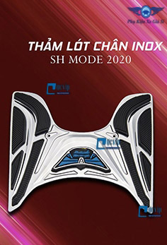 Thảm Lót Gác Chân Trước Xe SH Mode 2020 (Inox 100%) MS3431