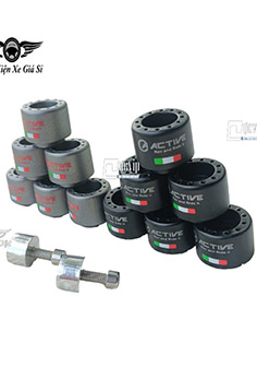 Cặp Gù Tay Lái Nhôm MBA, ACTIVE Gắn Wave, Dr, Fu, Si, Cub, PCX, NVX, Vario, Vision, Jupiter, SH, Luvias, Mio, Win, Ex, Satria, Raider, R15 MS6514