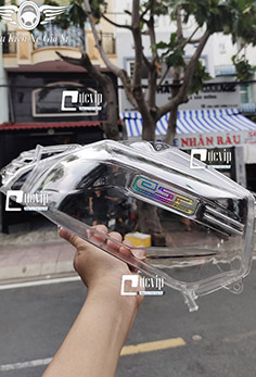 Pô E Trong Suốt + Tem ESP Titan Cho AirBlade 2013 - 2022, Vario 2015 - 2017, Vario 2018 - 2021 (125cc), PCX 2014 - 2017, Sh Mode 2013 - 2019 MS4873
