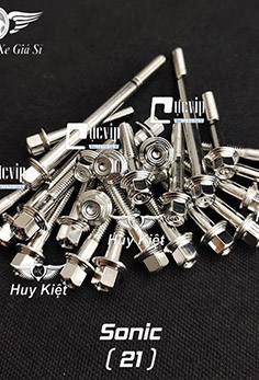 Bộ Ốc Lốc Máy Salaya PHAY THÁI Inox 304 Cho Sonic (21 Con) MS5217