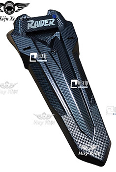 Dè Chắn Bùn Sau Carbon Kiểu Sonic Gắn Xe Raider Fi, Satria Fi Có Đèn U-MS6117