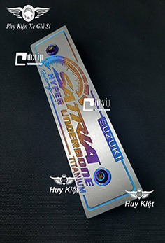 Bảng Tên Satria Titan (Mẫu Titan Khò) Kèm 2 Ốc ProTi MS3605