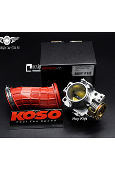 Combo Họng Gió Độ, Cổ Nạp Xăng Độ, Ống Nối Lọc Gió Độ Cho Winner, Winner X, Sonic Chính Hãng Koso MS3883