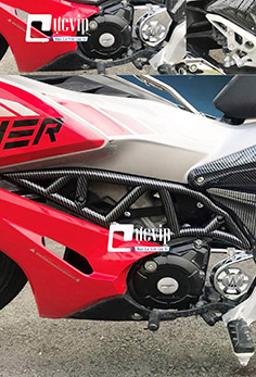 Ốp Sườn Carbon Xe Winner X, Winner X V1 Kiểu Ducati K2 ( Hàng Cao Cấp ) MS4455
