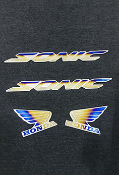 Combo 2 Tem Chữ Sonic Và Logo Cánh Chim Lớn Titan MS3357