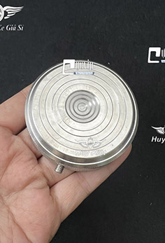 (Mẫu Mới) VM Ốp Nắp Bình Xăng Salaya Thái Inox 304 Nguyên Khối Gắn Xe Honda, Yamaha, Suzuki Có Nắp Xăng Phẳng MS6528
