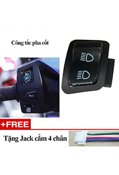 Công tắc Pass, Đá đèn pha (Tặng Jack Cắm) Wave, Future, Winner, Lead, SH Mode, PCX, Vision MS2853