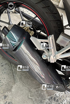 Ốp Che Pô Và Chụp Đích Pô Carbon Winner X V2, V3, Winner X 2019 - 2022 MS4325