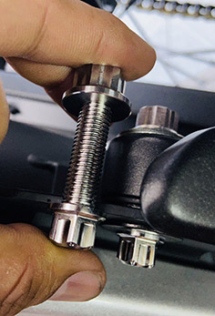 Combo Ốc Treo Pô 10Ly4, 8Ly4 Kèm Tán Salaya Cho Nhiều Dòng Xe Yamaha Honda MS3731
