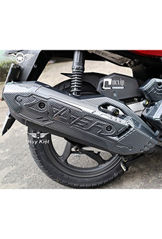 Ốp Che Pô Carbon Airblade AB 160cc, Airblade AB 2023 125cc 160cc FER Hàng Chuẩn Đẹp, Cao Cấp MS5640