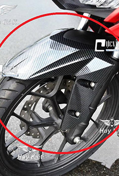 Dè Chắn Bùn Trước Carbon Winner X 2019 - 2023, Winner X V2 V3 Hàng Chuẩn Đẹp MS5631