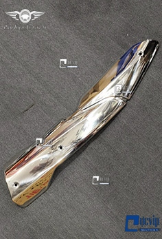 Ốp Che Pô Inox Exciter 2021 - 2022, Exciter 155 VVA MS4083