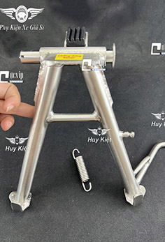 (Tặng Cốt + Lò Xo) Chân Chống Đứng Inox 304 Gắn Raider Fi, Satria Fi MS6582
